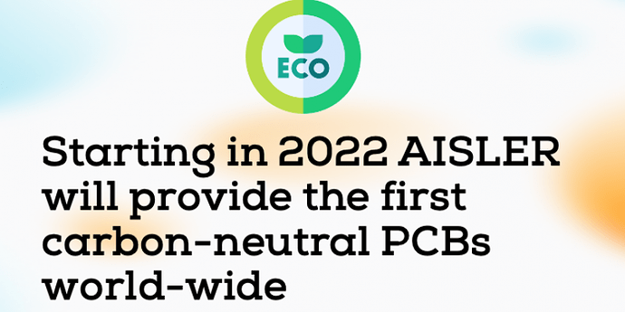AISLER will be carbon neutral in 2022