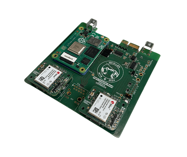 Assembled Flight Computer Board (without Ethernet)