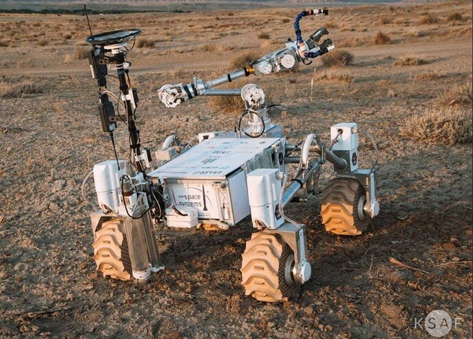 Kalman Rover with the Deep Sampling Module attached