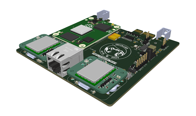 Flight Computer Board 3D Model