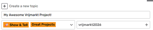 How to tag the AISLER Vrijmarkt challenge