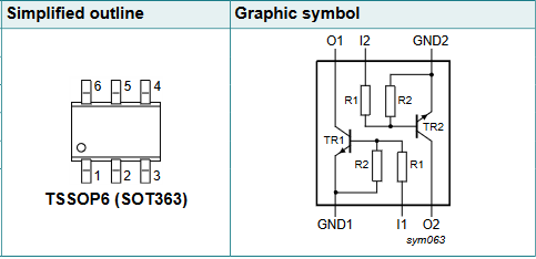 Resistor equipped Transistor