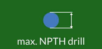 max. NPTH drill